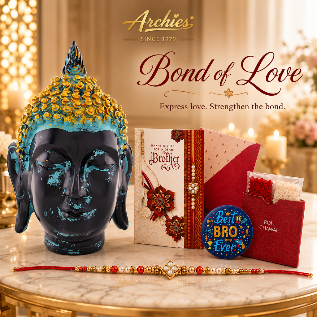 ZENJI Classic Buddha Statue for Home Decor, Large Decorative Showpiece for Living Room, Office Desk, Meditation Corner, Entryway Console, Shelf Display, Housewarming, Diwali, Bedroom Shelf, Pack of 1