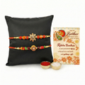 Archies 2 Popular Rakhi Set for Brother with Special Archies Greeting Card + Raksha Bandhan Sister Reminder Fridge Magnet - Rakhi Hamper for Brother, Bro, Bhaiya, Bhai | Rakhi Gift for Brother