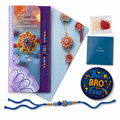 ARCHIES Greeting Card with 1 Fridge Magnet for Brother - Special Archies Card for Bhaiya, Bhai, Bro | Rakhi for Brother Gift Card | Raksha Bandhan Gift Set | Festival Gift Set 870932